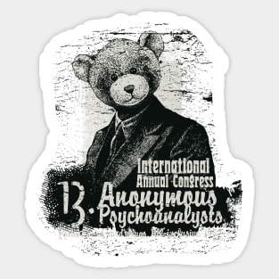 Bear Head T-Shirt Design Sticker